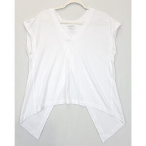 Athleta Essence Away From Body Tee T-Shirt Women S White Stretch Active Wear